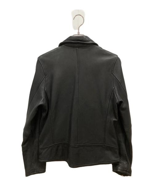 VANQUISH（ヴァンキッシュ）VANQUISH (ヴァンキッシュ) レザーライダースジャケット ブラック サイズ:Ⅼの古着・服飾アイテム