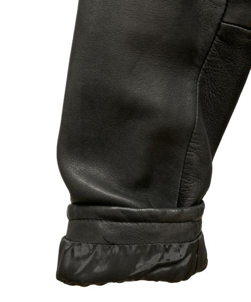 VANQUISH（ヴァンキッシュ）VANQUISH (ヴァンキッシュ) レザーライダースジャケット ブラック サイズ:Ⅼの古着・服飾アイテム