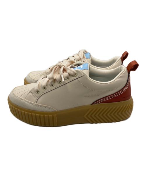 SOREL（ソレル）SOREL (ソレル) ONA AVE LOW SNEAKER Honey White/Sanguine サイズ:25.5 未使用品の古着・服飾アイテム