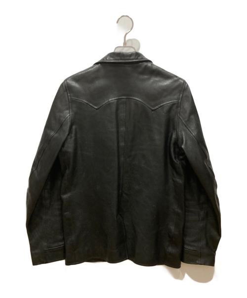 WEST RIDE（ウエストライド）WEST RIDE (ウエストライド) ゴートレザーテーラードジャケット ブラック サイズ:38の古着・服飾アイテム