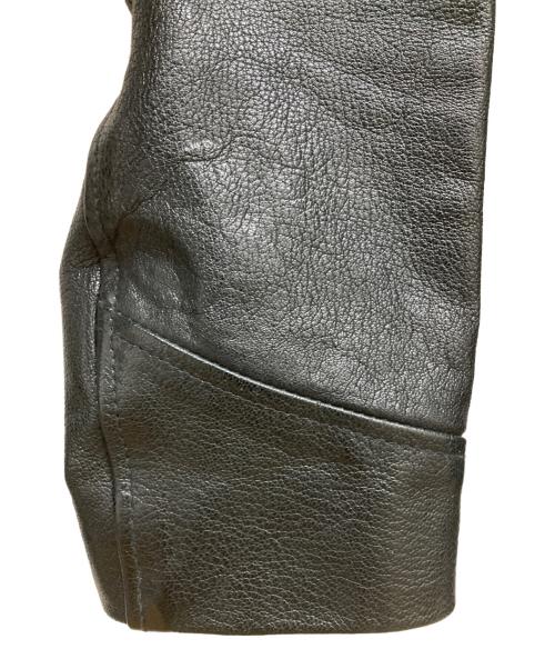 WEST RIDE（ウエストライド）WEST RIDE (ウエストライド) ゴートレザーテーラードジャケット ブラック サイズ:38の古着・服飾アイテム