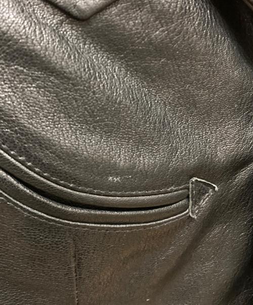 WEST RIDE（ウエストライド）WEST RIDE (ウエストライド) ゴートレザーテーラードジャケット ブラック サイズ:38の古着・服飾アイテム