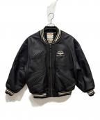 AVIREXアヴィレックス）の古着「アメリカンクラシックレザースタジャン」｜ブラック