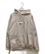 Lafayetteラファイエット）の古着「ROSE LOGO US COTTON HOODED SWEATSHIRT」｜ベージュ