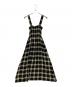 MM6 Maison Margiela (エムエムシックス メゾンマルジェラ) チェックノースリーブワンピース ブラック サイズ:S：12000円