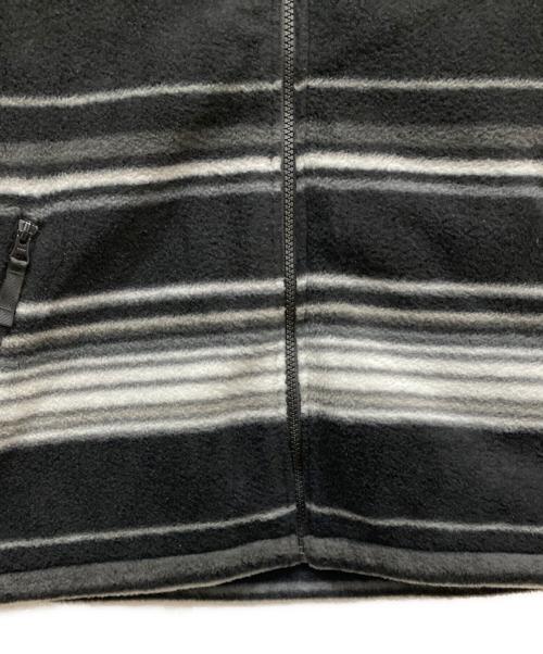 SUPREME（シュプリーム）Supreme (シュプリーム) Stripe Zip Up Fleece Jacket ブラック サイズ:SIZE Lの古着・服飾アイテム