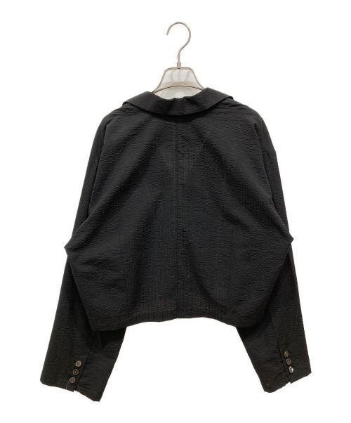 SLOBE IENA（スローブ イエナ）SLOBE IENA (スローブ イエナ) 24SS サッカー ショート ジャケット ブラック サイズ:SIZE Freeの古着・服飾アイテム