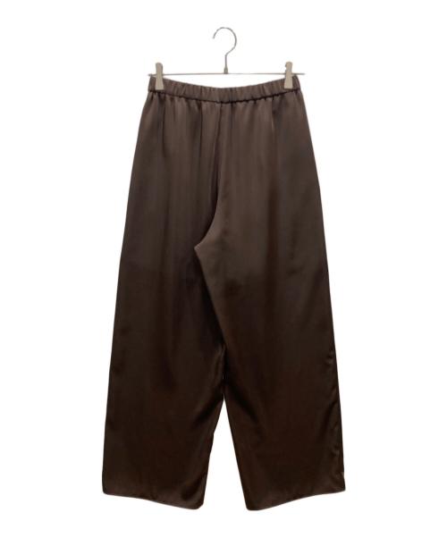 FRAMeWORK（フレームワーク）FRAMeWORK (フレームワーク) 24SS サテンストレッチイージーパンツ ブラウン サイズ:freeの古着・服飾アイテム