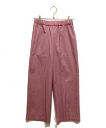 2nd nolleys（セカンドノーリーズ）の古着「23SS 撥水ワイドイージーパンツ」｜ピンク