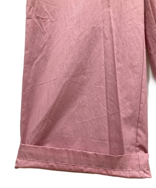 2nd nolleys（セカンドノーリーズ）2nd nolleys (セカンドノーリーズ) 23SS 撥水ワイドイージーパンツ ピンク サイズ:38の古着・服飾アイテム