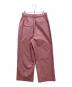 2nd nolleys (セカンドノーリーズ) 23SS 撥水ワイドイージーパンツ ピンク サイズ:38：4000円