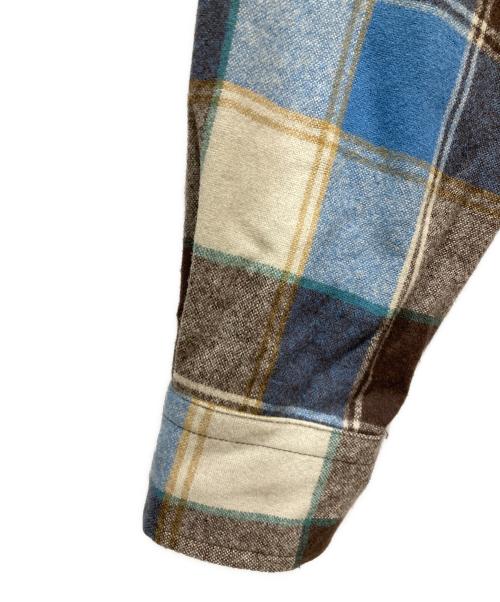 PENDLETON（ペンドルトン）PENDLETON (ペンドルトン) Hysteric Glamour (ヒステリックグラマー) ウールチェックシャツ ブルー サイズ:Ⅿの古着・服飾アイテム