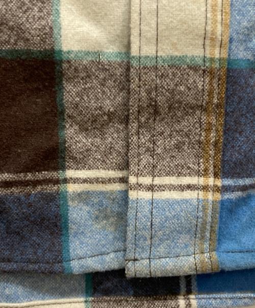 PENDLETON（ペンドルトン）PENDLETON (ペンドルトン) Hysteric Glamour (ヒステリックグラマー) ウールチェックシャツ ブルー サイズ:Ⅿの古着・服飾アイテム