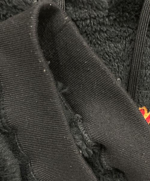 Hysteric Glamour（ヒステリックグラマー）Hysteric Glamour (ヒステリックグラマー) ATHLETIC SCRIPT 刺繍パーカー ブラック サイズ:Ⅿの古着・服飾アイテム