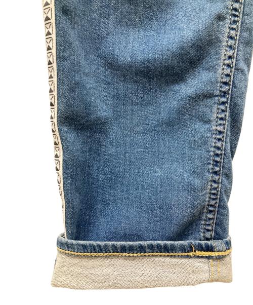 Hysteric Glamour（ヒステリックグラマー）Hysteric Glamour (ヒステリックグラマー) 'BACK PILE ISKO'サイドライン イージーパンツ インディゴ サイズ:SIZE Mの古着・服飾アイテム