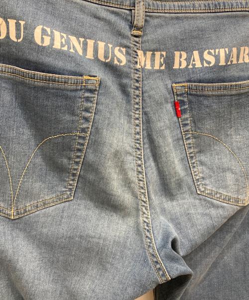 Hysteric Glamour（ヒステリックグラマー）Hysteric Glamour (ヒステリックグラマー) 'BACK PILE ISKO'サイドライン イージーパンツ インディゴ サイズ:SIZE Mの古着・服飾アイテム