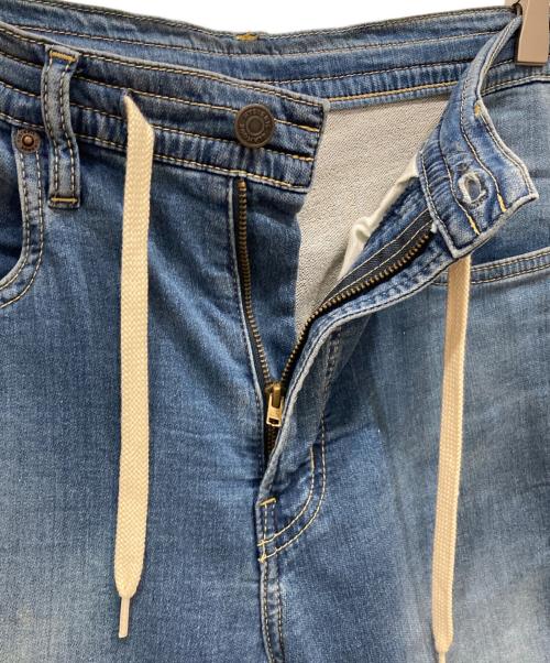 Hysteric Glamour（ヒステリックグラマー）Hysteric Glamour (ヒステリックグラマー) 'BACK PILE ISKO'サイドライン イージーパンツ インディゴ サイズ:SIZE Mの古着・服飾アイテム