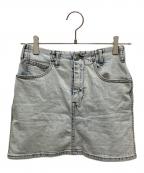 AND MARYアンドマリー）の古着「Heart hip denim skirt」