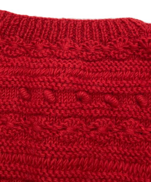 pheeta（フィータ）pheeta (フィータ) ニットカーディガン レッド サイズ:SIZE FREEの古着・服飾アイテム