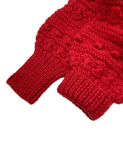 pheeta（フィータ）pheeta (フィータ) ニットカーディガン レッド サイズ:SIZE FREEの古着・服飾アイテム