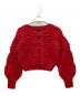 pheeta（フィータ）の古着「ニットカーディガン」｜レッド