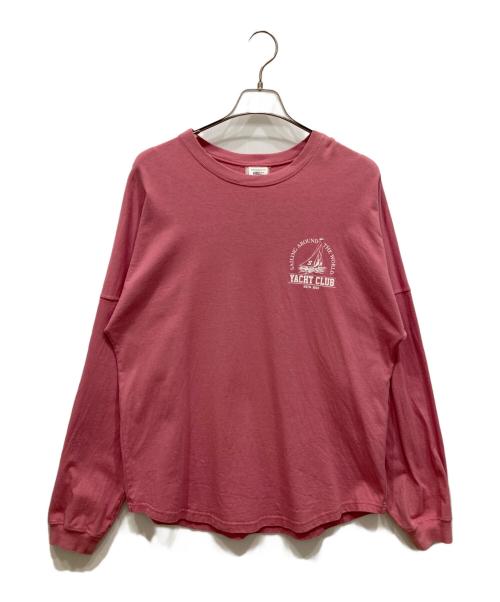 THE SHINZONE（ザ シンゾーン）THE SHINZONE (ザ シンゾーン) ロングスリーブカットソー ピンク サイズ:SIZE FOの古着・服飾アイテム