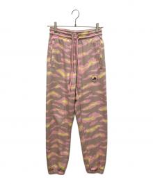 STELLA McCARTNEY×adidas（ステラマッカートニー×アディダス）の古着「プリントスウェットパンツ」｜ピンクベージュ