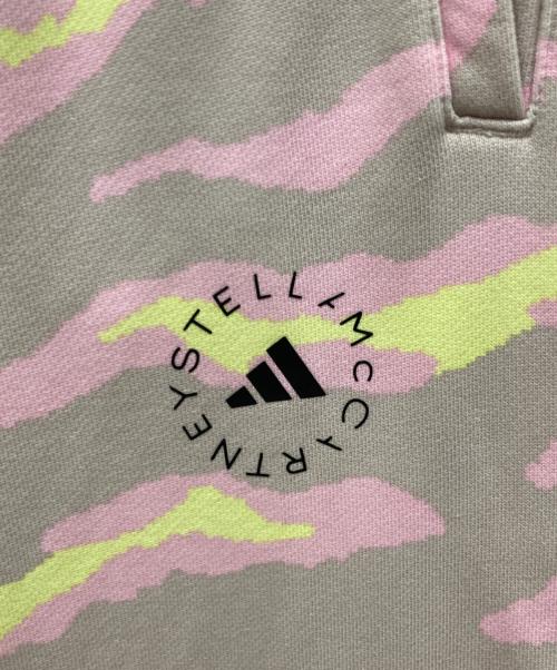 STELLA McCARTNEY（ステラマッカートニー）STELLA McCARTNEY (ステラマッカートニー) adidas (アディダス) プリントスウェットパンツ ピンクベージュ サイズ:Sの古着・服飾アイテム