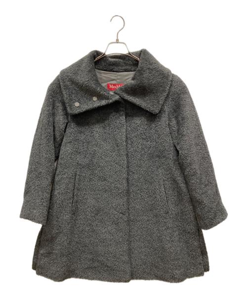 MaxMara（マックスマーラ）MaxMara (マックスマーラ) アルパカシャギーコート グレー サイズ:SIZE 34の古着・服飾アイテム