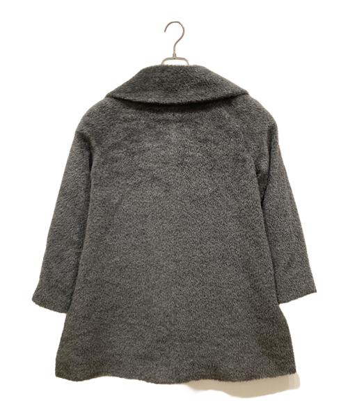 MaxMara（マックスマーラ）MaxMara (マックスマーラ) アルパカシャギーコート グレー サイズ:SIZE 34の古着・服飾アイテム