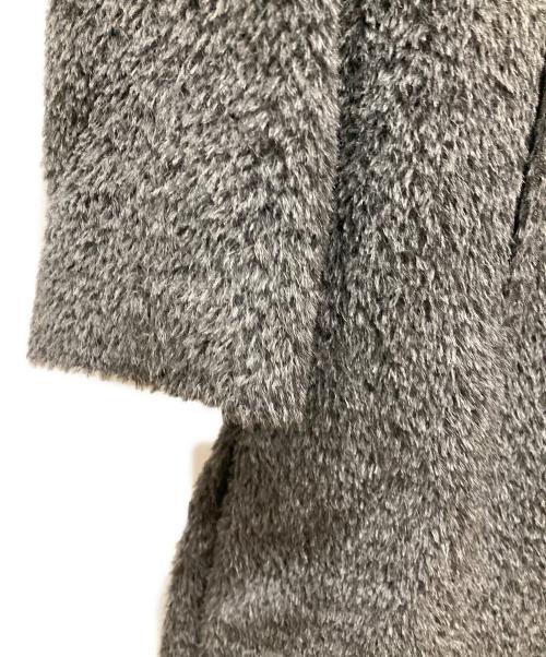 MaxMara（マックスマーラ）MaxMara (マックスマーラ) アルパカシャギーコート グレー サイズ:SIZE 34の古着・服飾アイテム