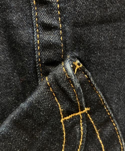 RED VALENTINO（レッドヴァレンティノ）RED VALENTINO (レッドヴァレンティノ) フリルデニムジャケット インディゴ サイズ:40の古着・服飾アイテム