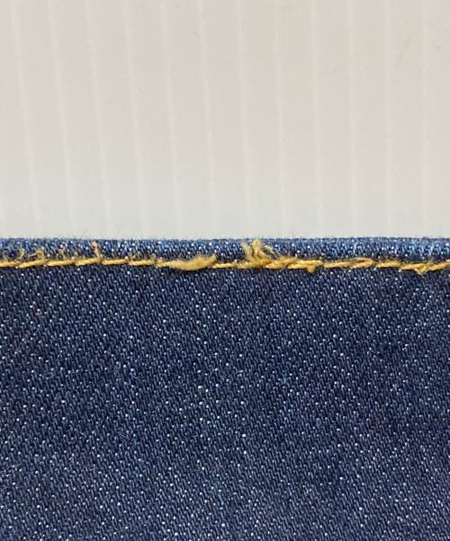 RED VALENTINO（レッドヴァレンティノ）RED VALENTINO (レッドヴァレンティノ) フリルデニムジャケット インディゴ サイズ:40の古着・服飾アイテム