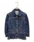 RED VALENTINO（レッドヴァレンティノ）の古着「フリルデニムジャケット」｜インディゴ