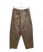 DANTONダントン）の古着「COTTON LINEN TWILL EASY PANTS」｜ブラウン