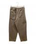 DANTON (ダントン) COTTON LINEN TWILL EASY PANTS ブラウン サイズ:SIZE 36：3000円