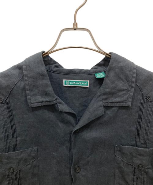 cubavera（キューバベラ）CUBAVERA (キューバベラ) キューバシャツ ブラック サイズ:XLの古着・服飾アイテム