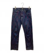 PALACEパレス）の古着「DIAMOND STITCH JEANS」｜インディゴ