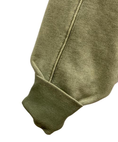 PALACE（パレス）PALACE (パレス) WASHED TERRY 1/2 ZIP FUNNEL グリーン サイズ:Ⅼの古着・服飾アイテム