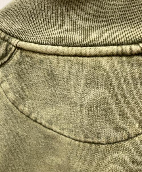PALACE（パレス）PALACE (パレス) WASHED TERRY 1/2 ZIP FUNNEL グリーン サイズ:Ⅼの古着・服飾アイテム