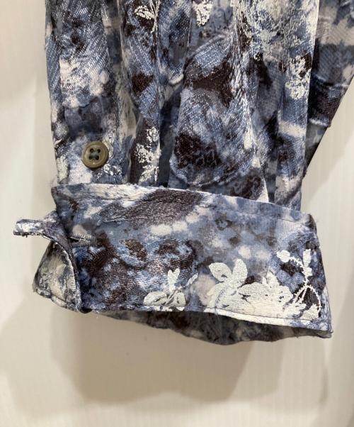TORNADO MART（トルネードマート）TORNADO MART (トルネードマート) パイソン総柄シャツ ブルー サイズ:Ⅼの古着・服飾アイテム