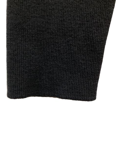 agnes b homme（アニエスベーオム）agnes b homme (アニエスベーオム) 襟付きニットカーディガン ブラック サイズ:SIZE 0の古着・服飾アイテム