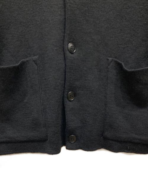 agnes b homme（アニエスベーオム）agnes b homme (アニエスベーオム) 襟付きニットカーディガン ブラック サイズ:SIZE 0の古着・服飾アイテム