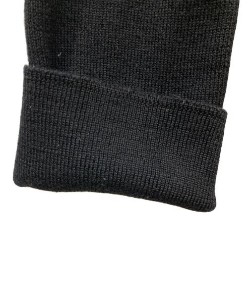 agnes b homme（アニエスベーオム）agnes b homme (アニエスベーオム) 襟付きニットカーディガン ブラック サイズ:SIZE 0の古着・服飾アイテム