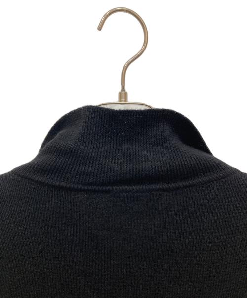 agnes b homme（アニエスベーオム）agnes b homme (アニエスベーオム) 襟付きニットカーディガン ブラック サイズ:SIZE 0の古着・服飾アイテム