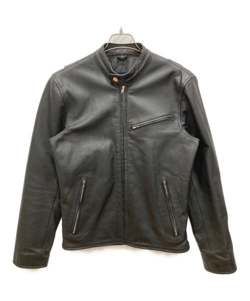 RHENIUM（レニウム）RHENIUM (レニウム) シングルライダースジャケット ブラック サイズ:SIZE Sの古着・服飾アイテム
