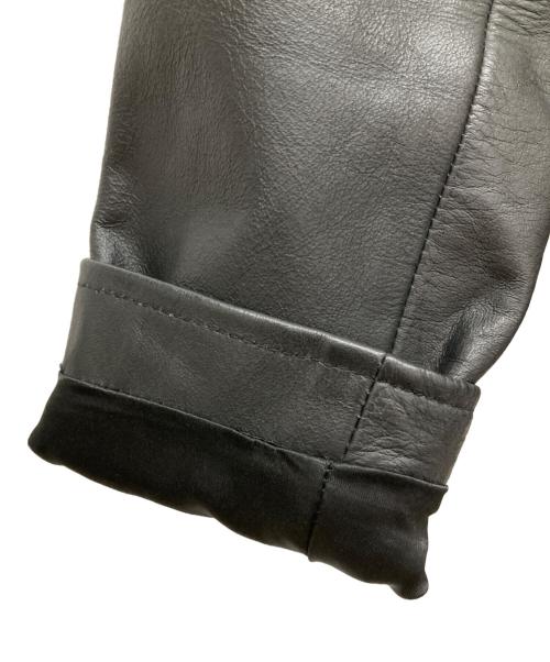 RHENIUM（レニウム）RHENIUM (レニウム) シングルライダースジャケット ブラック サイズ:SIZE Sの古着・服飾アイテム