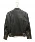 RHENIUM (レニウム) シングルライダースジャケット ブラック サイズ:SIZE S：6000円