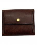 Lemmaレンマ）の古着「Recta 三つ折り財布」｜ブラウン