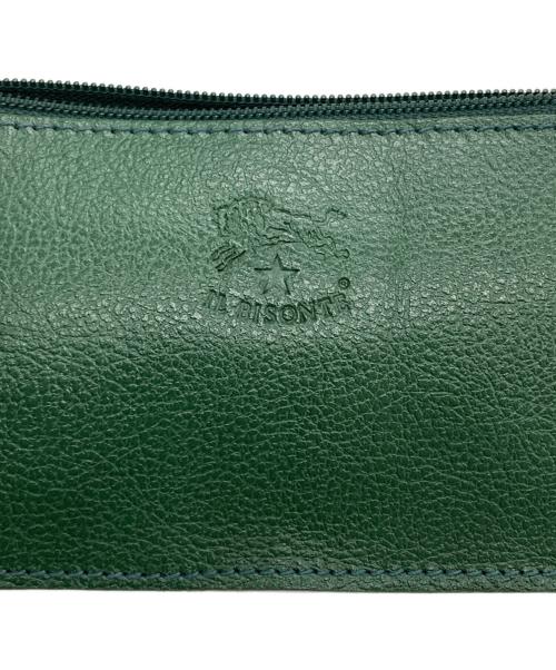 IL BISONTE（イル ビゾンテ）IL BISONTE (イル ビゾンテ) ペンケース グリーンの古着・服飾アイテム